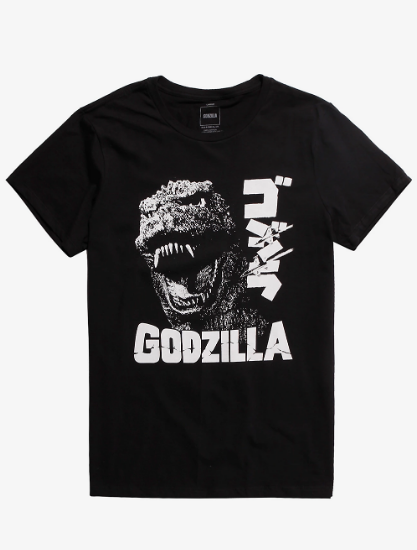 godzilla black and white